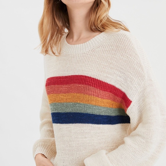 American Eagle Outfitters Sweaters - American Eagle Rainbow Sweater